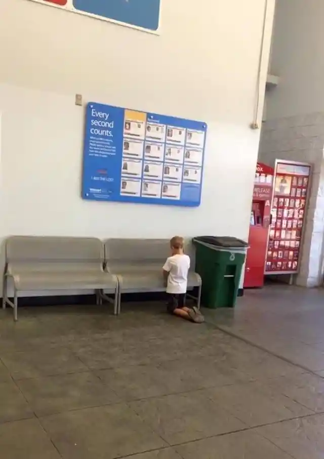 Mom Loses Boy In Walmart, 10 Minutes Later She Finds Him On The Floor