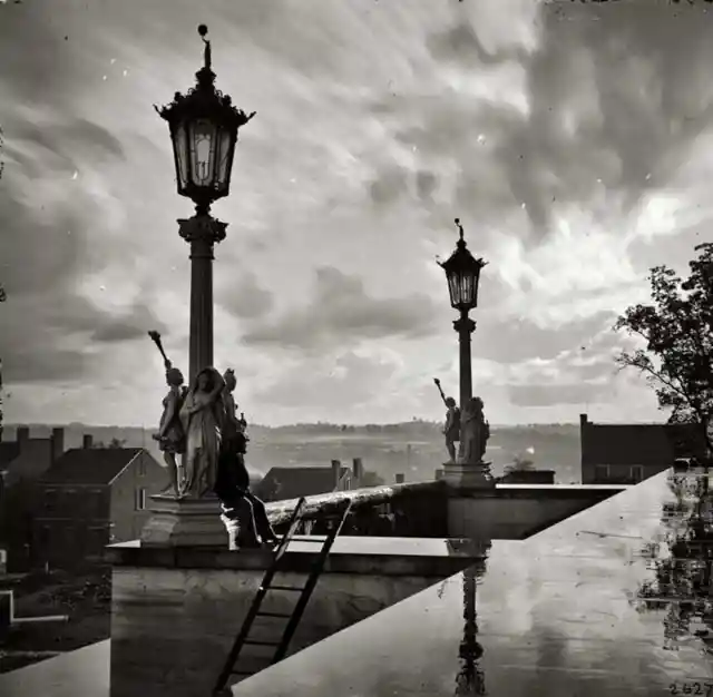 View from Capitol in Nashville, Tennessee During the Civil War, 1864