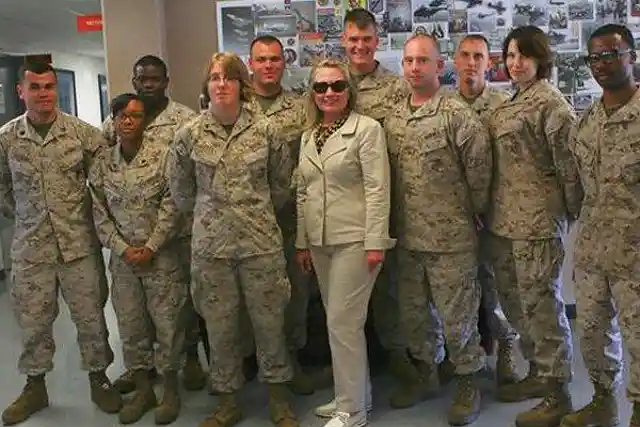 Hillary Claimed to Have Been Rejected by the Marines