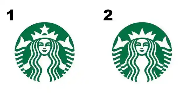 Pick the correct Starbucks logo: