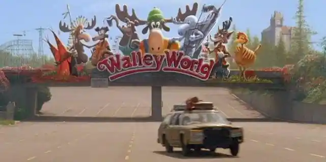 11. The Shots Of Walley World Were Actually Matte Paintings