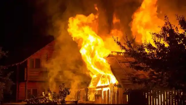 Brave Kid Runs Into Burning House To Save His Baby Sister