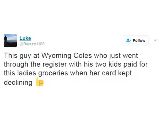 Man Pays For Elderly Woman’s Groceries, But Her Words Makes Him Regret It