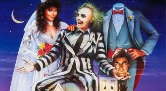 Michael Keaton went off the cuff for many of his famous lines in this fantasy film by Tim Burton.