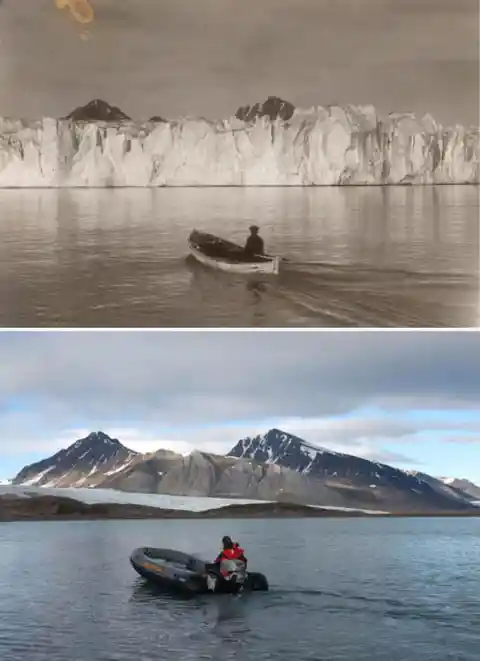 7 Shocking Photos Reveal What 100 Years Of Climate Change Has Done To Arctic Glaciers