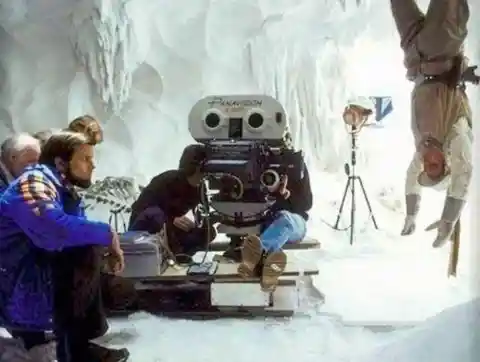 The Empire Strikes Back filming moments.