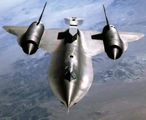 6. SR-71 Blackbird 2,193mph