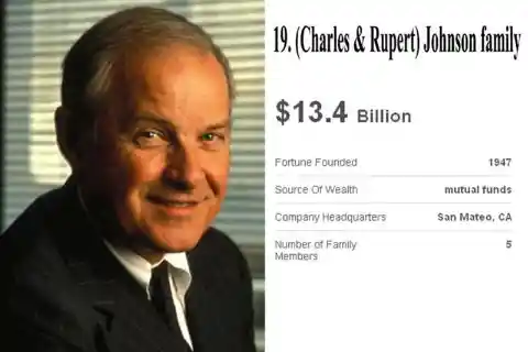 Busch family- $13.5 billion