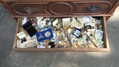 This Man Heard A Strange Noise Inside The Dresser He Bought From A Yard Sale, Finds Secret Drawer