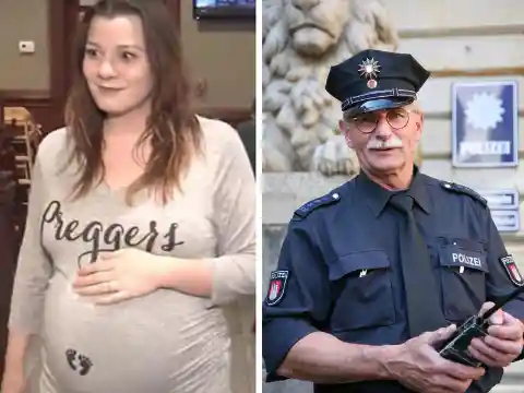 Pregnant Waitress Serves Cop Lunch, Moments Later He Runs Away