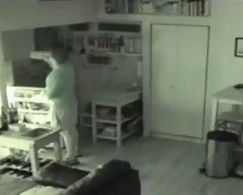 Man Kept Finding His Food Missing, Sets Up A Hidden Camera And Sees A Strange Woman