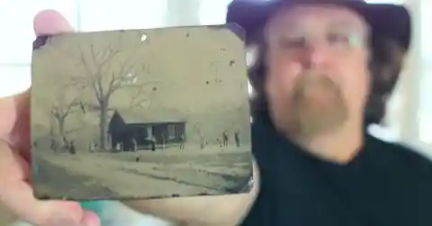 Man Buys $2 Photo In Antiques Shop, Closer Look Makes His Heart Drop