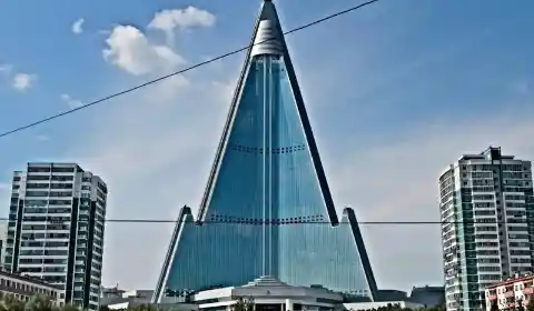 The Ryugyong Hotel, North Korea 