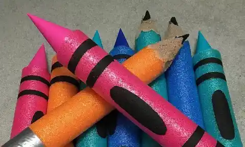 Life-Size Coloring Pencils