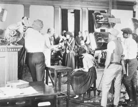 On Set at Paramount Studios in the 1920's