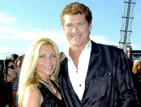 David Hasselhoff and Pamela Bach