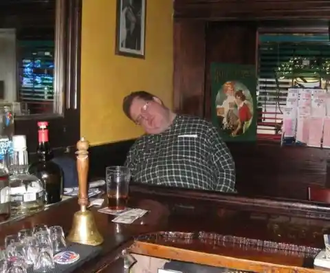 Drunk Barman