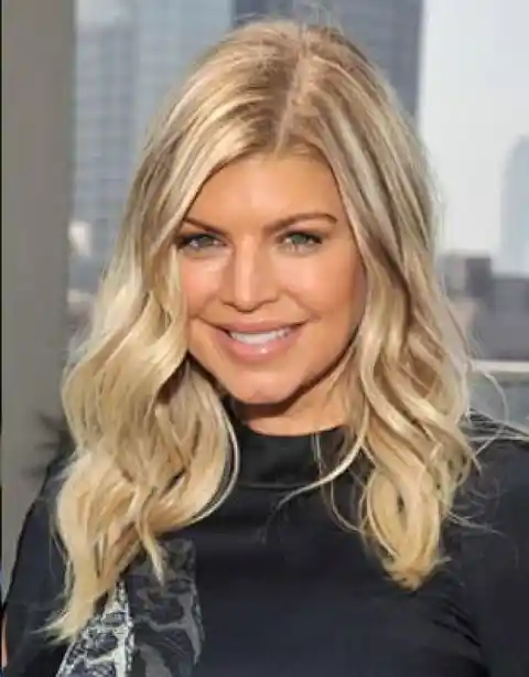 Fergie with makeup