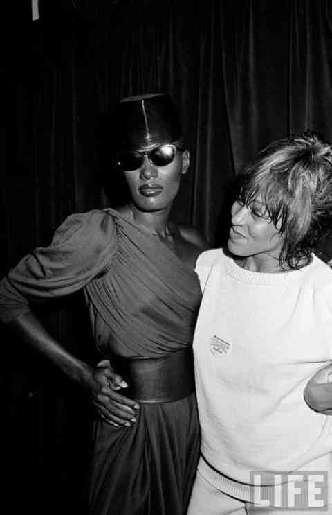 ... and also spend time with great friends. Her and Tina Turner would regularly hit the club together.