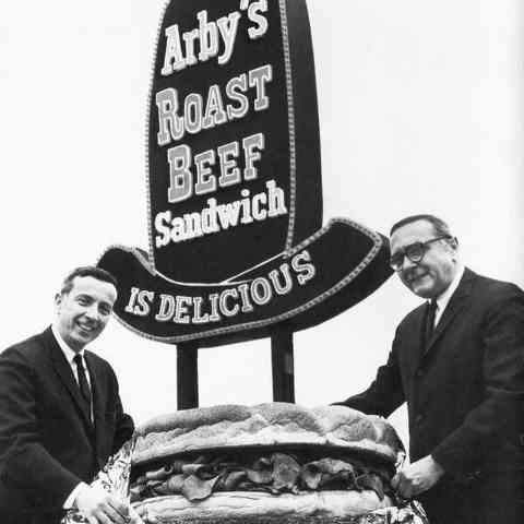 The Raffel Brothers in Front of the First Arby's Youngstown, OH, 1964