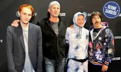 24. The Red Hot Chili Peppers - Anthony Kiedis, Flea, Chad Smith, Josh Klinghoffer