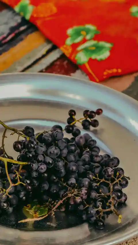 Frozen Grapes