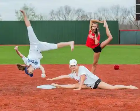 Play Ball! Photographer Reimagines Ballerinas As Baseball Players