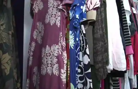 Woman Picks Out Thrift Shop Dress, Loses It When She Sees Writing On Tag