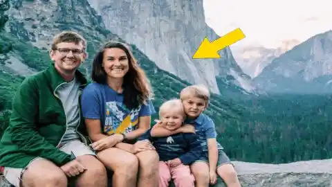 Family Takes A Photo On Their Vacation When They Saw Her Again, They Couldn't Believe It!