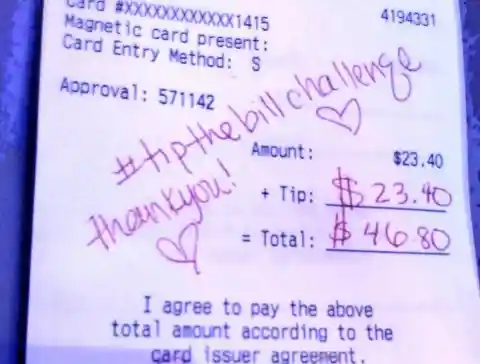 Customers Ask To Settle Bill In Private, Then Server Sees Check And Realizes Why