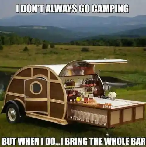 ¿Qué acampada?