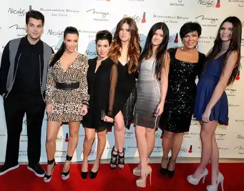 Kardashian Black Cocktail Dresses on the Red Carpet