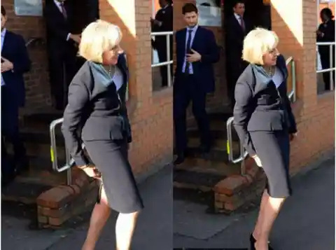 Theresa May’s Constantly Un-Zipping Pencil Skirt