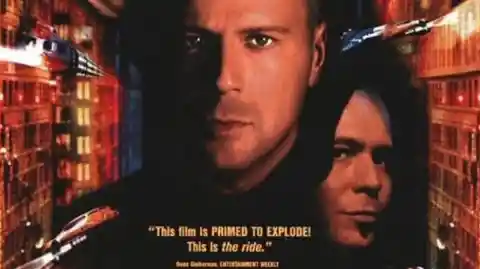 Bruce Willis saves the world as taxi driver who has a strange alien fall into his taxi.