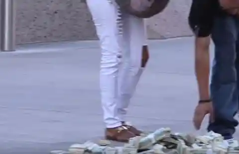 Blind Man Drops One Million Dollars In The Middle Of The Street, See What Happens Next