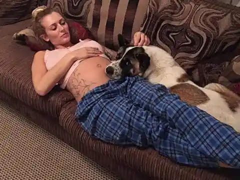 Her Dog Was Acting Strange While She Was Pregnant, It Was Almost Too Late When She Found Out Why