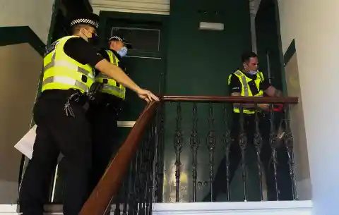 Police At Her Door
