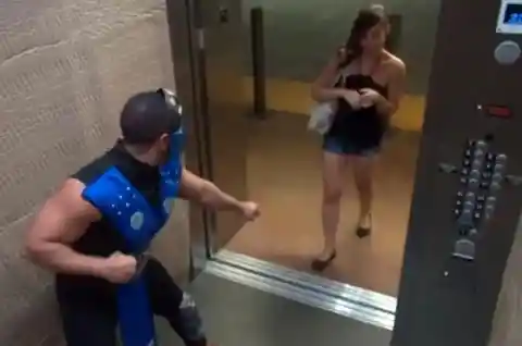 These People Did Not Know They Are Being Recorded By Elevator Security Cameras