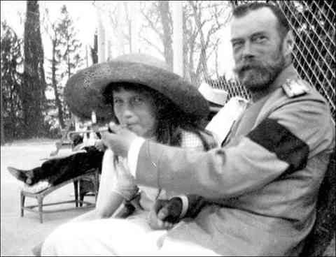 1. Tsar Nicholas II allows his daughter, the Grand Duchess Anastasia, to smoke.