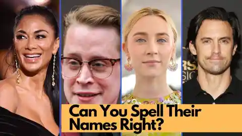 Only A Few Can Spell These Celebrities' Names Right. Can You?