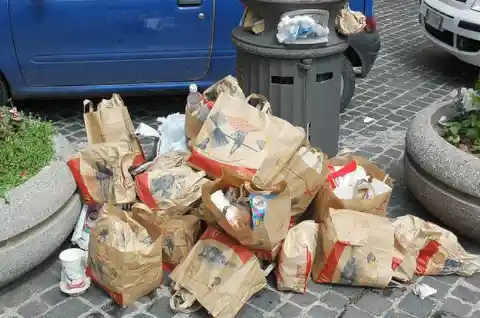 In The Garbage