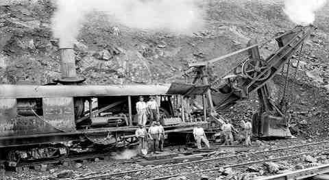 29. Construction of the American Railroad to the west, 1868.
