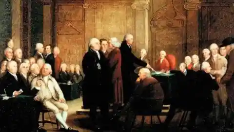 In what year did the Declaration of Independence take effect?
