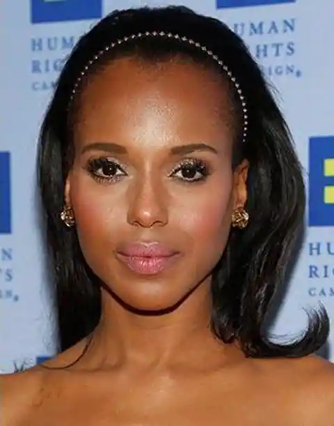 Kerry Washington con maquillaje