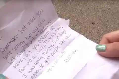 Mailman Slips Boy Note, Mom Had No Idea What Was Going On