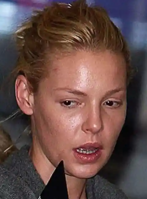 Katherine Heigl sin maquillaje