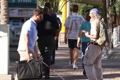 Blind Man Drops One Million Dollars In The Middle Of The Street, See What Happens Next