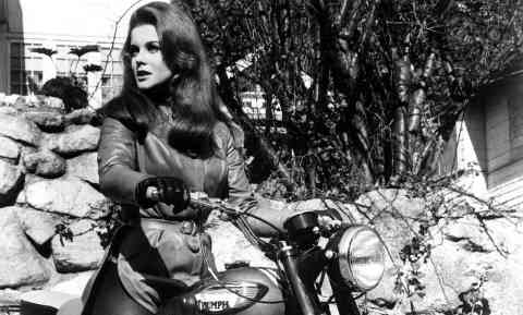 Ann-Marget And Her Motorcycle