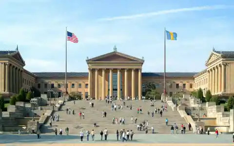 What film features these stairs in a famous scene?