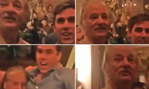 Bill Murray Crashes Bachelor Party